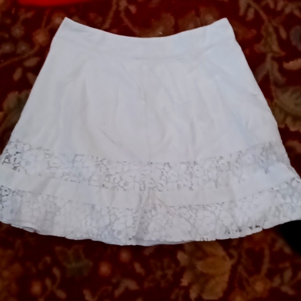 White skirt
